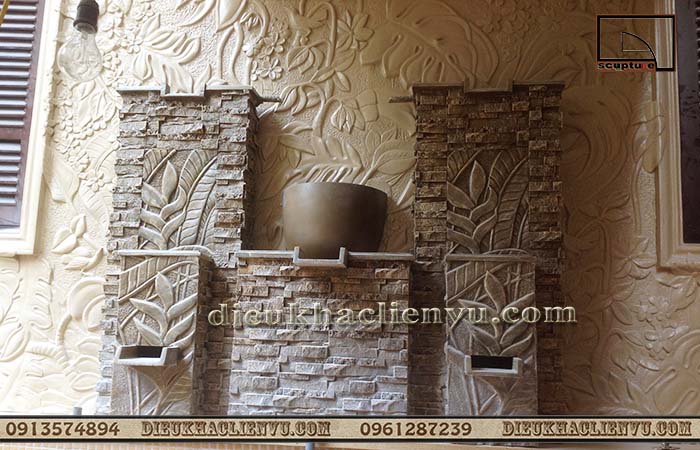 Thiết kế bể đài phun nước dạng hình tròn